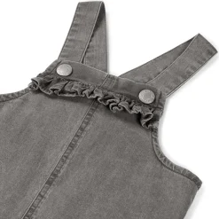 Jurken & Rokken|Jurken & Rokken*Prénatal baby jurk mouwloos effen grijs Light Grey Denim