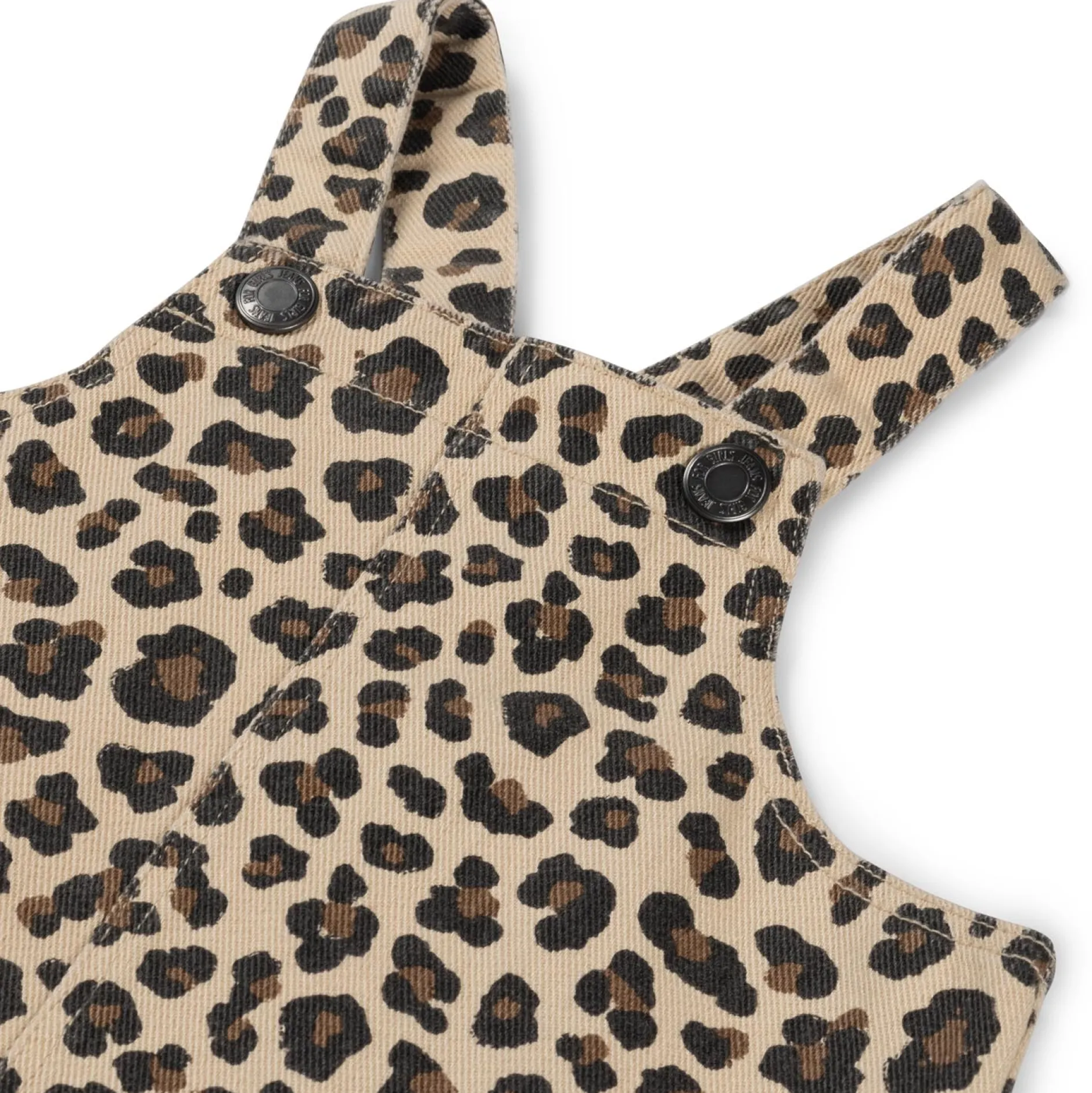 Jurken & Rokken|Jurken & Rokken*Prénatal baby jurk mouwloos panterprint bruin Sandbrown