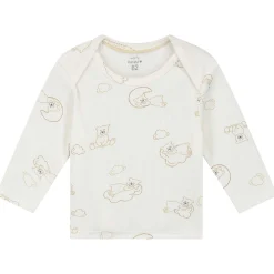 Pyjama's|Pyjama's*Prénatal baby pyjama beren rib wit Ivory White