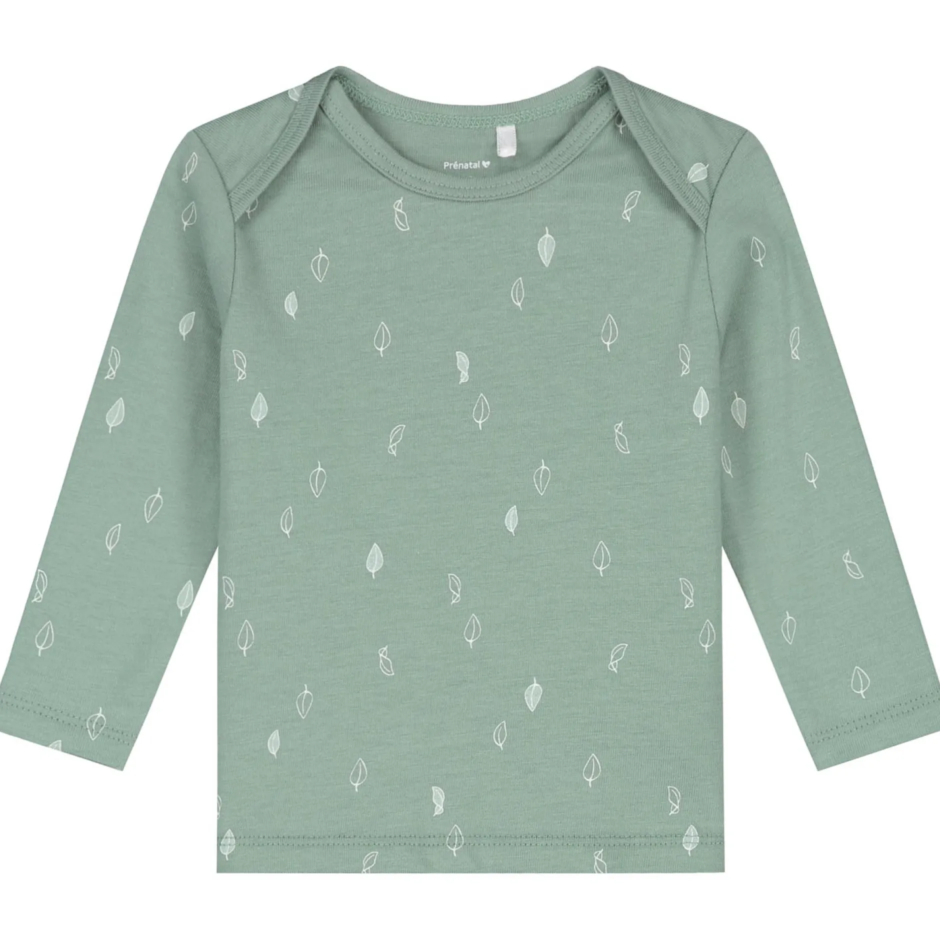 Pyjama's|Pyjama's*Prénatal baby pyjama bladeren multi Midgreen