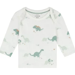 Pyjama's|Pyjama's*Prénatal baby pyjama dino wit Ivory White