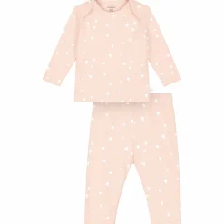 Pyjama's|Pyjama's*Prénatal baby pyjama hartjes roze Powder Pink