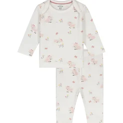 Pyjama's|Pyjama's*Prénatal baby pyjama hert wit Ivory White