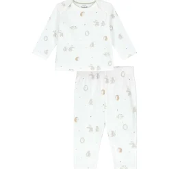 Pyjama's|Pyjama's*Prénatal baby pyjama Kleine Vriendjes wit Ivory White