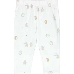 Pyjama's|Pyjama's*Prénatal baby pyjama Kleine Vriendjes wit Ivory White