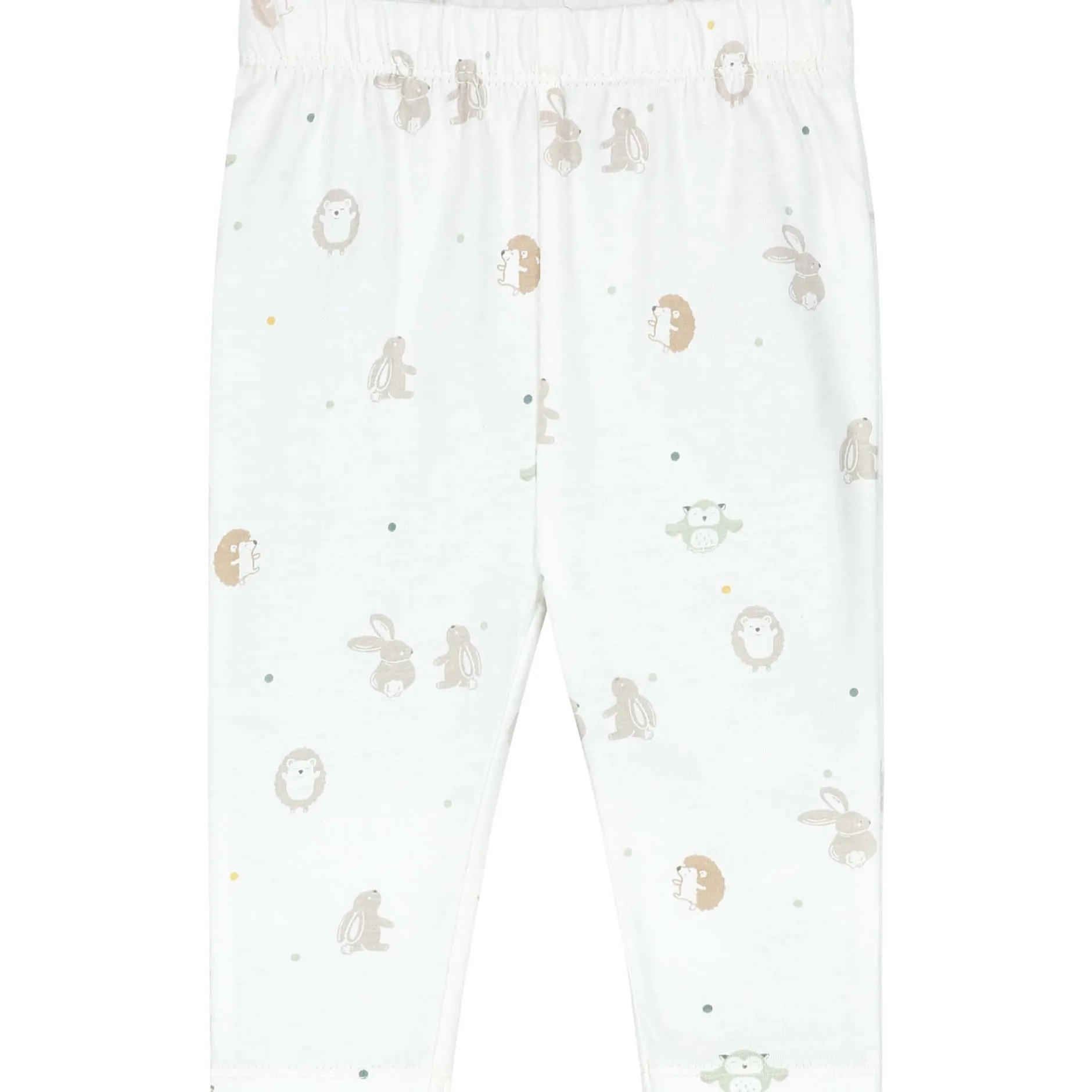 Pyjama's|Pyjama's*Prénatal baby pyjama Kleine Vriendjes wit Ivory White