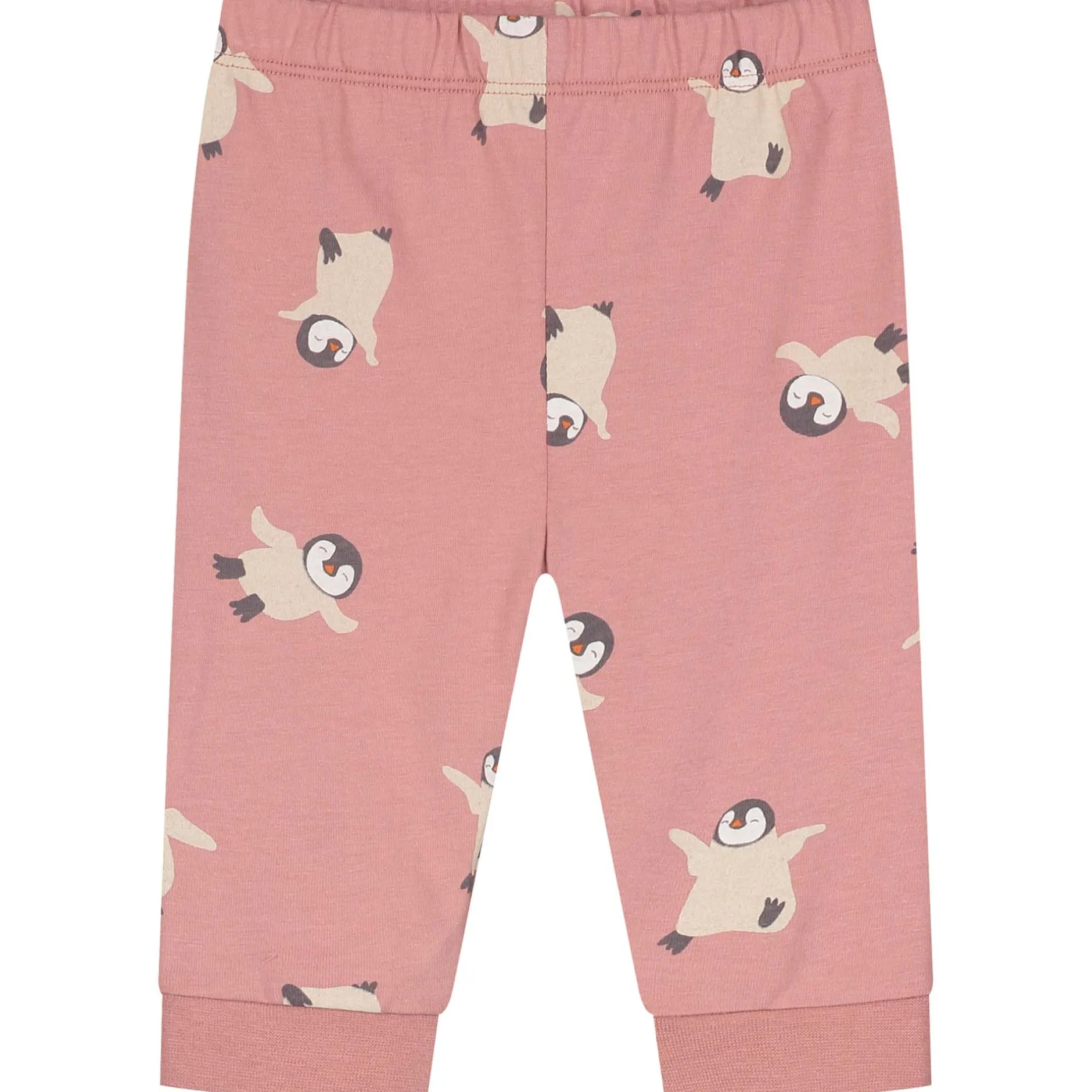 Pyjama's|Pyjama's*Prénatal baby pyjama pinquin roze Dark Pink