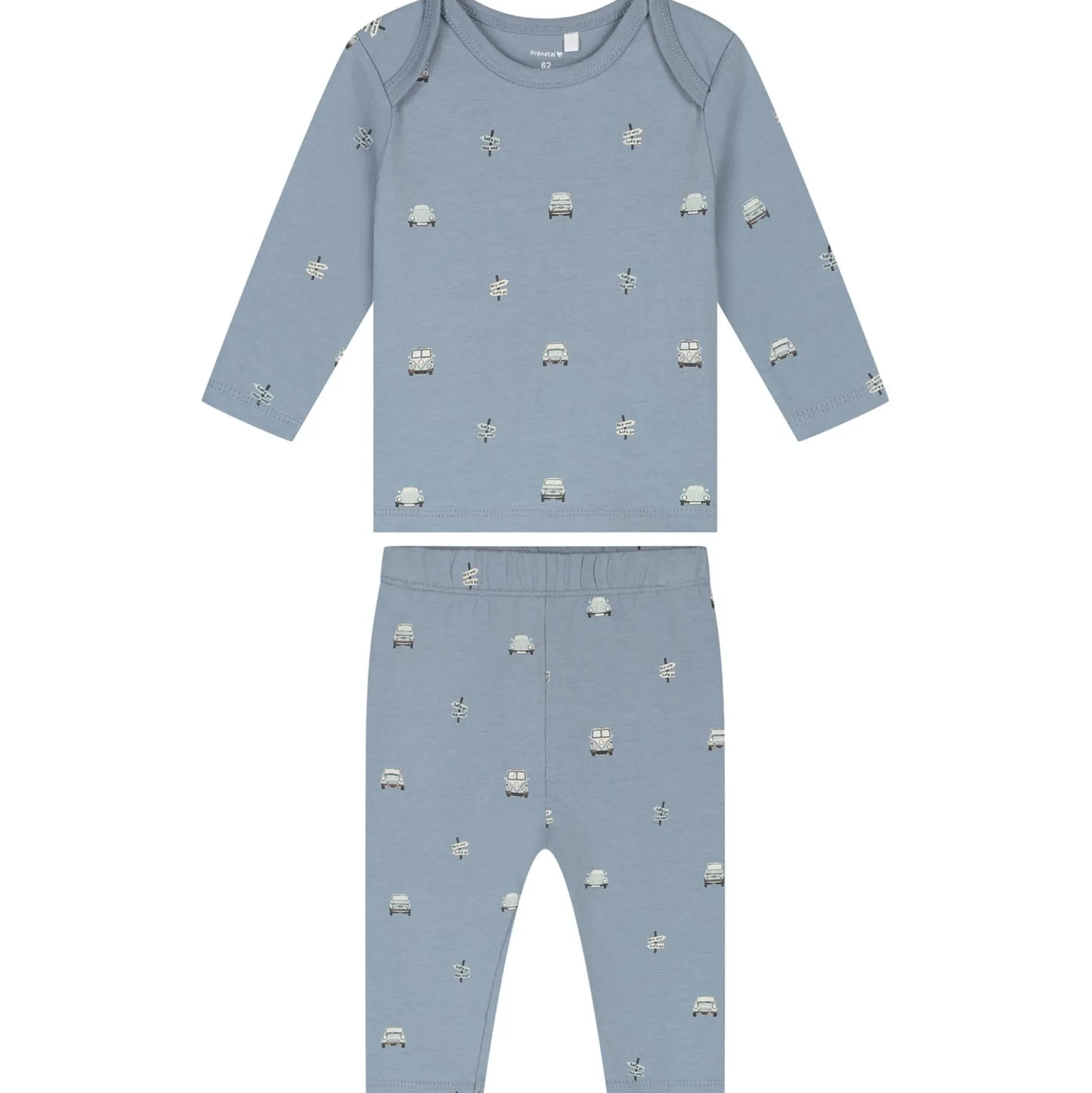 Pyjama's|Pyjama's*Prénatal baby pyjama retro auto blauw Blue