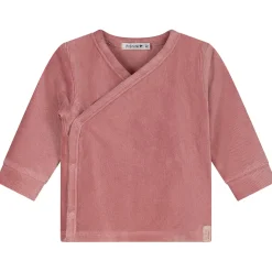 Pyjama's|Pyjama's*Prénatal baby pyjama rib velour roze Dark Pink