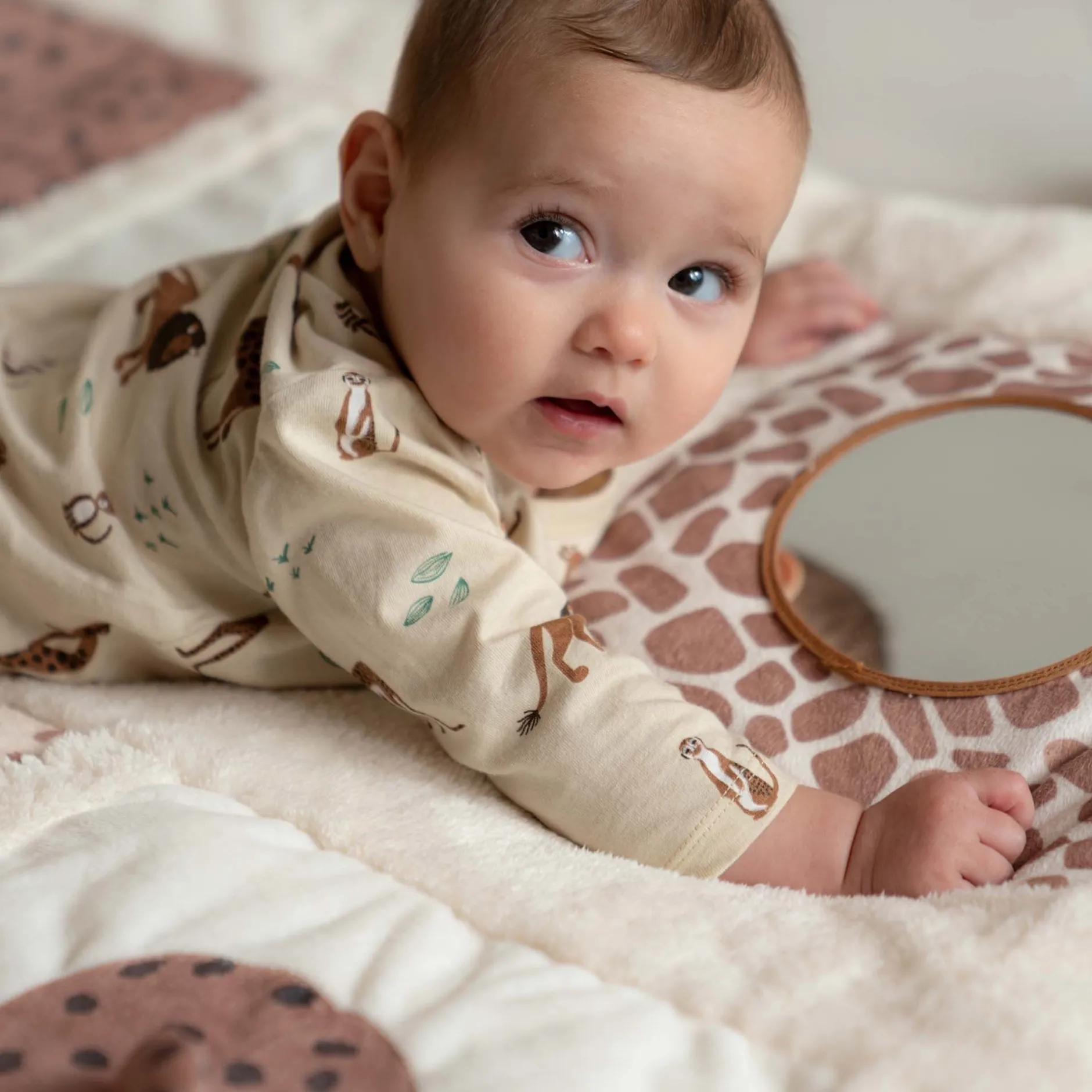 Pyjama's|Pyjama's*Prénatal baby pyjama Savanne beige Dark Ecru