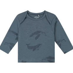 Pyjama's|Pyjama's*Prénatal baby pyjama schildpad blauw Steel Blue