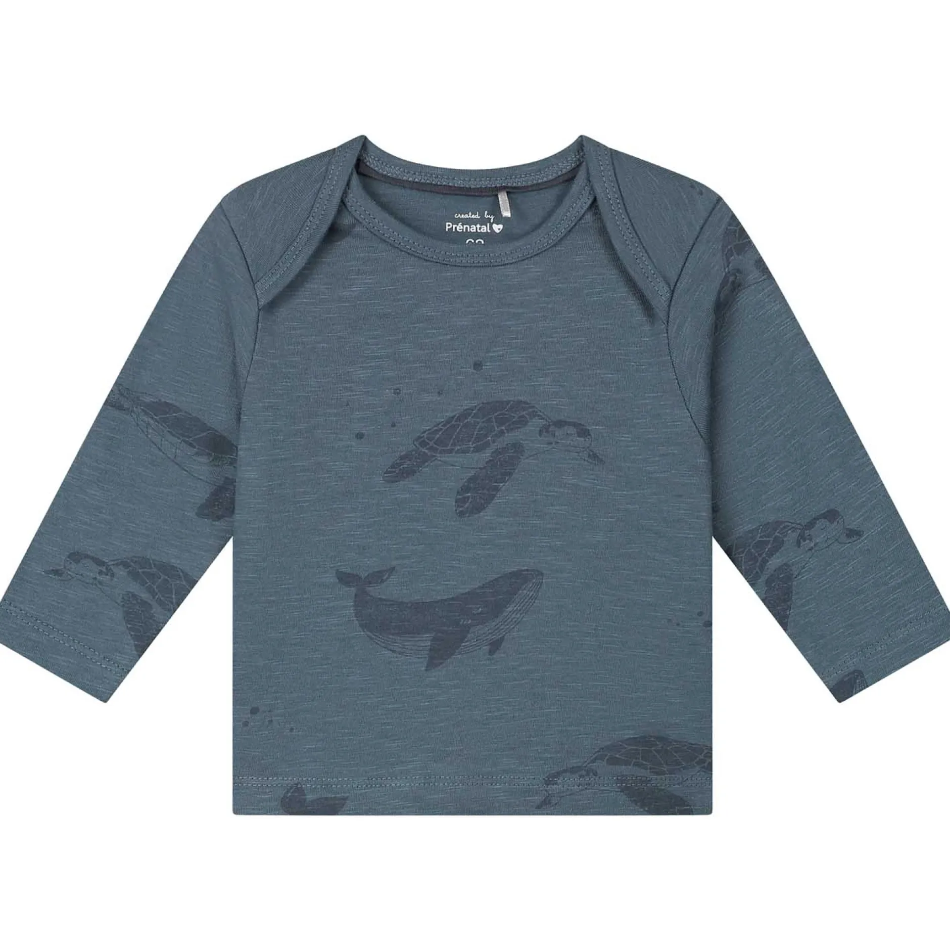 Pyjama's|Pyjama's*Prénatal baby pyjama schildpad blauw Steel Blue