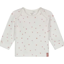 Pyjama's|Pyjama's*Prénatal baby pyjama velvet hart wit Ivory White