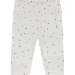 Pyjama's|Pyjama's*Prénatal baby pyjama velvet hart wit Ivory White