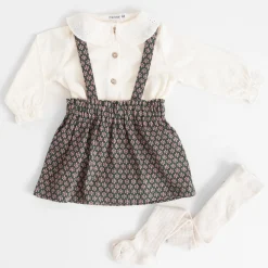 Jurken & Rokken|Jurken & Rokken*Prénatal baby rok  all over print multi Dark Bottle Green