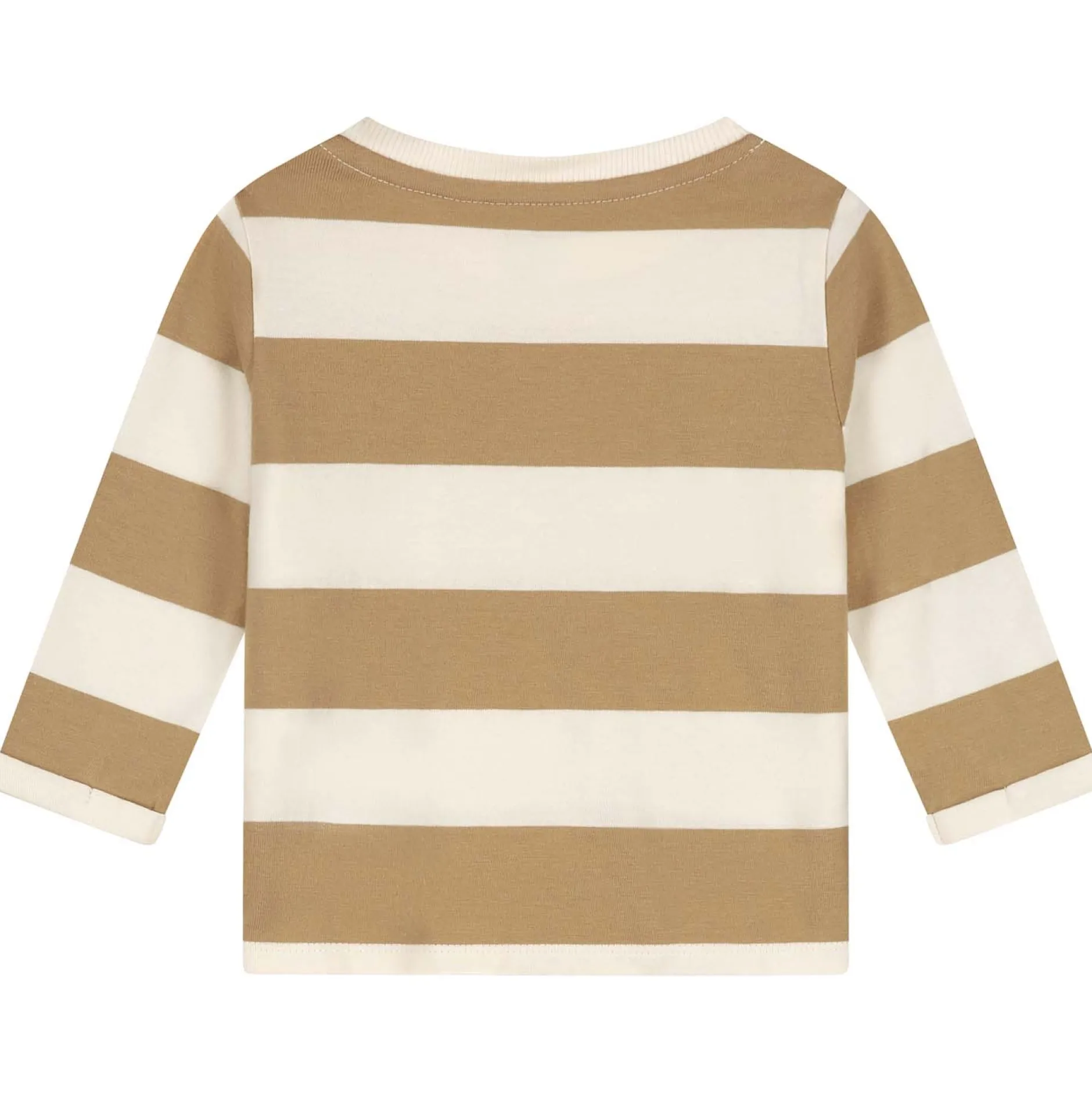 Shirts & Blouses|Shirts & Blouses*Prénatal baby shirt lange mouwen strepen bruin Dark Yellow Brown
