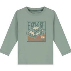 Shirts & Blouses|Shirts & Blouses*Prénatal baby shirt lange mouwen printopdruk groen Midgreen