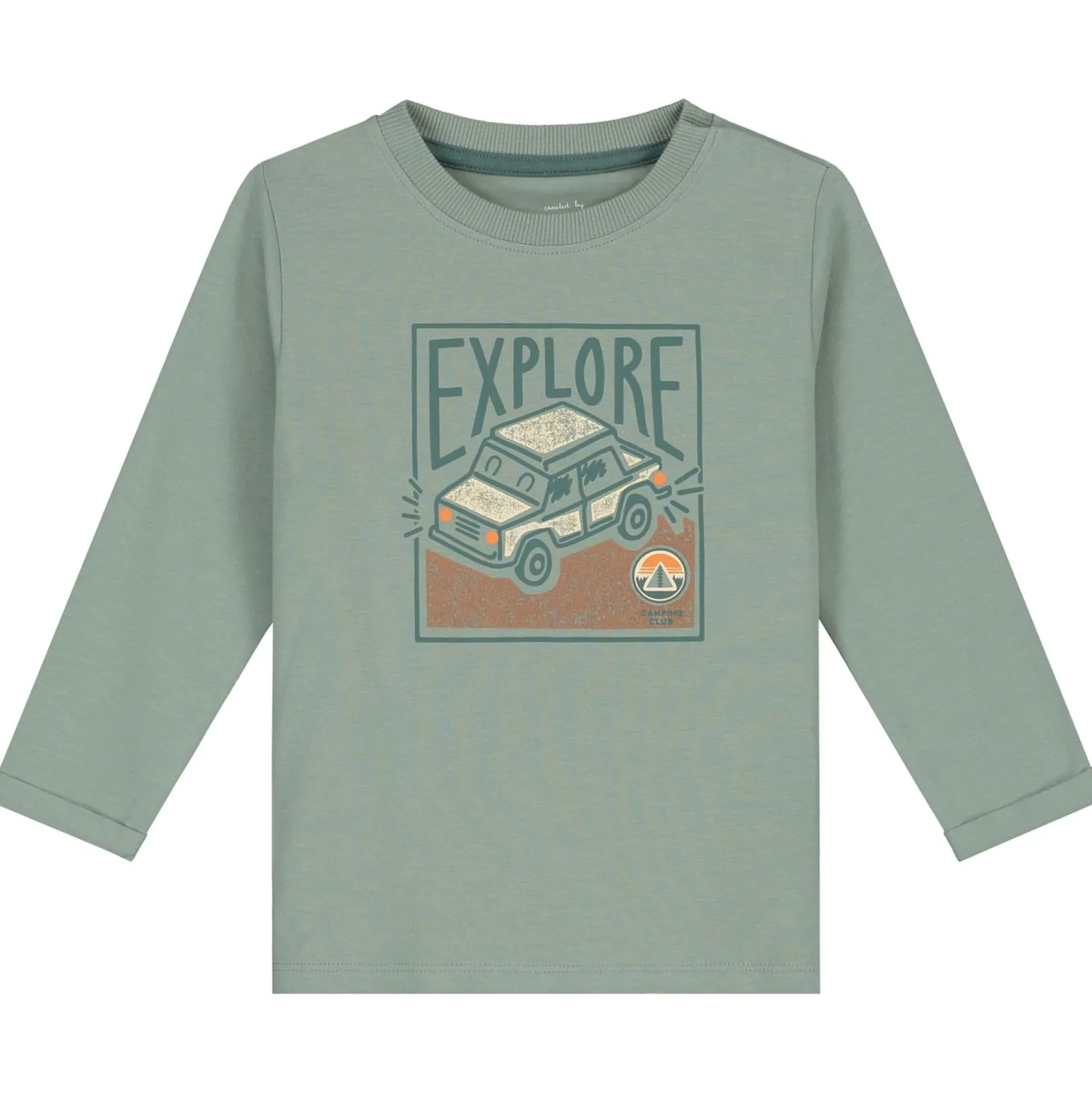 Shirts & Blouses|Shirts & Blouses*Prénatal baby shirt lange mouwen printopdruk groen Midgreen