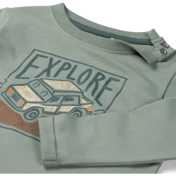 Shirts & Blouses|Shirts & Blouses*Prénatal baby shirt lange mouwen printopdruk groen Midgreen