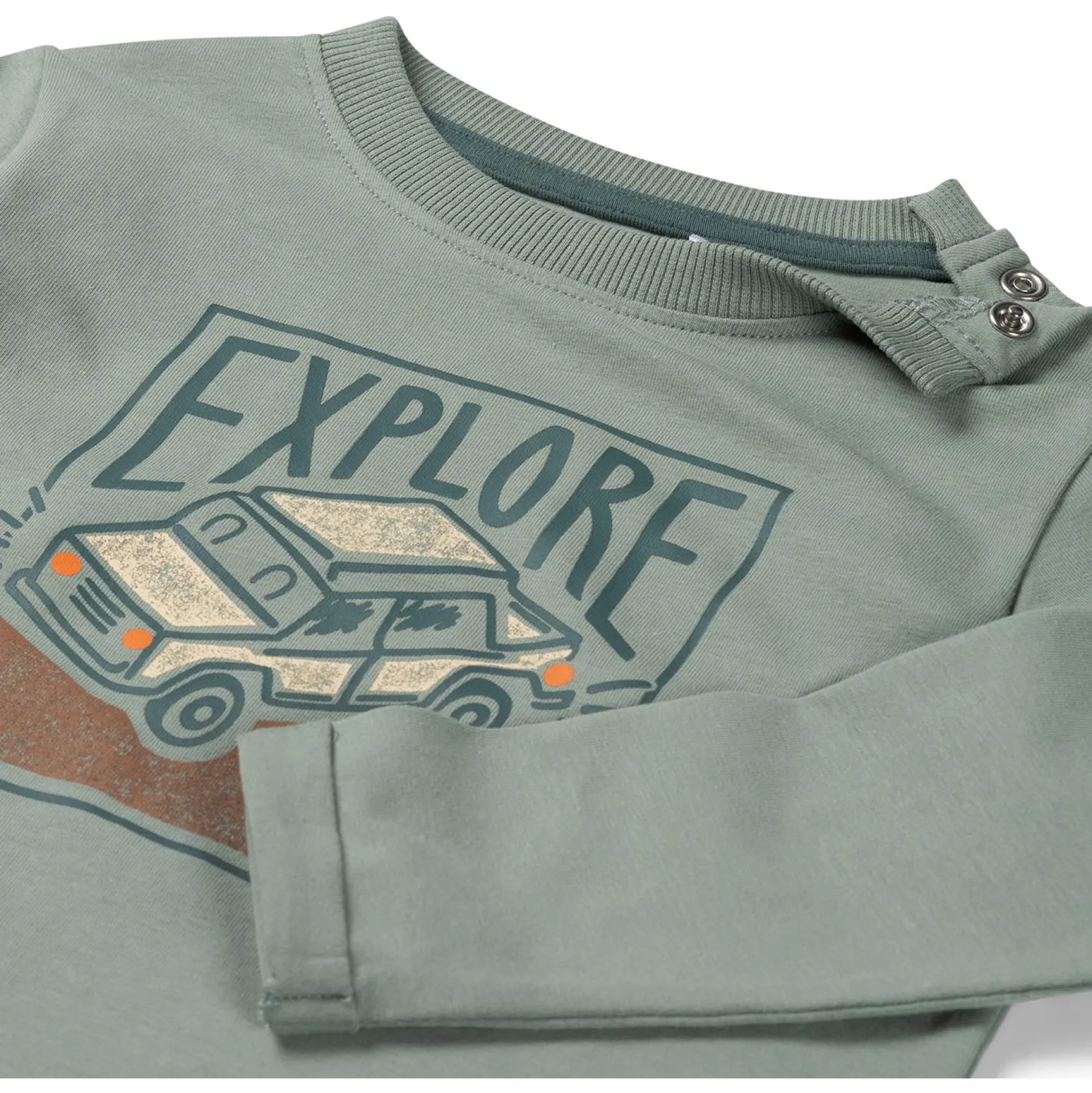 Shirts & Blouses|Shirts & Blouses*Prénatal baby shirt lange mouwen printopdruk groen Midgreen