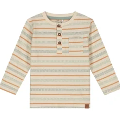 Shirts & Blouses|Shirts & Blouses*Prénatal baby shirt lange mouwen strepen multi Soft Ecru
