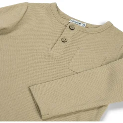 Shirts & Blouses|Shirts & Blouses*Prénatal baby shirt lange mouwen effen beige Soft Bisquit