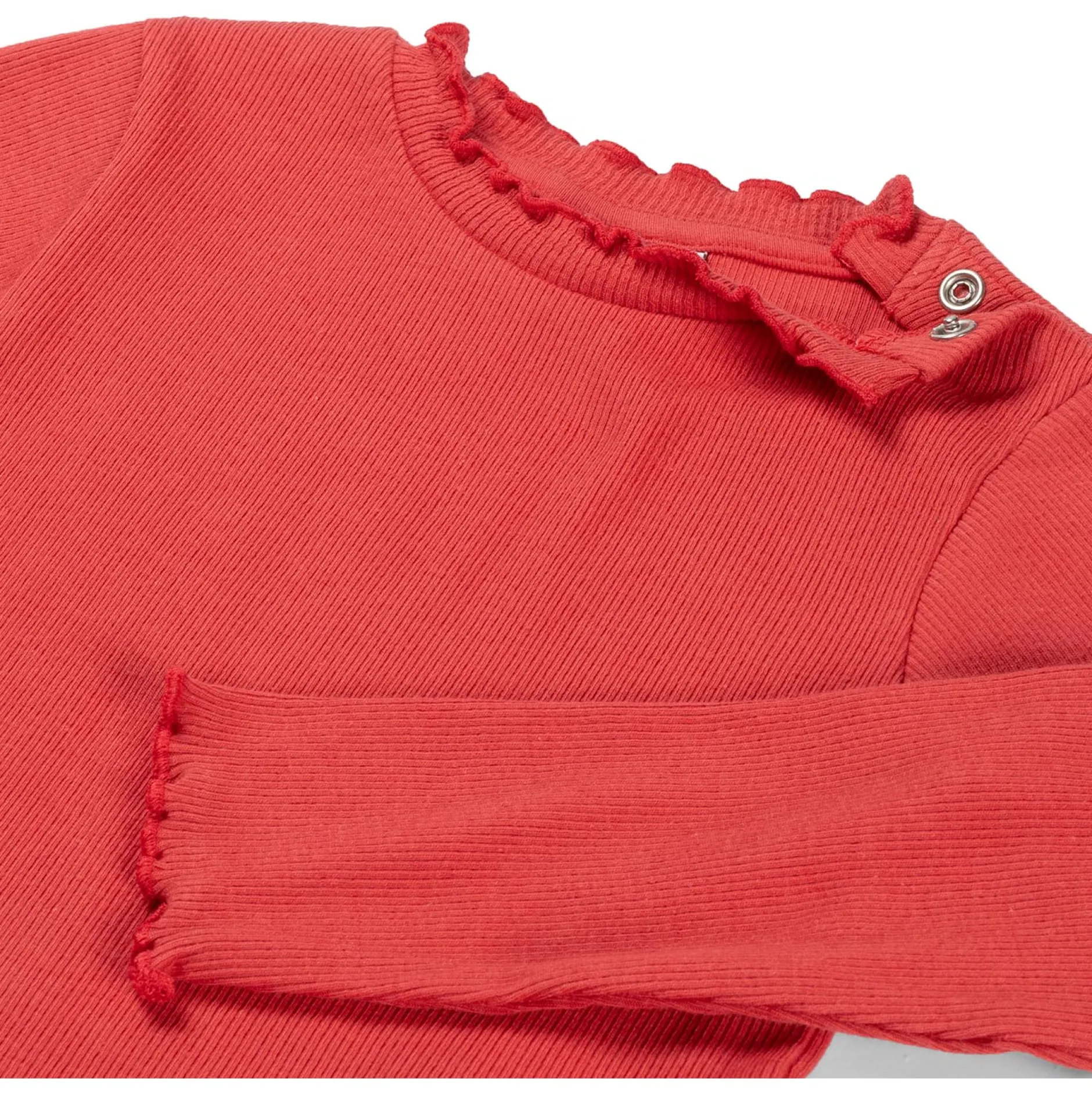 Shirts & Blouses|Shirts & Blouses*Prénatal baby shirt lange mouwen effen rood Fuchsia Red