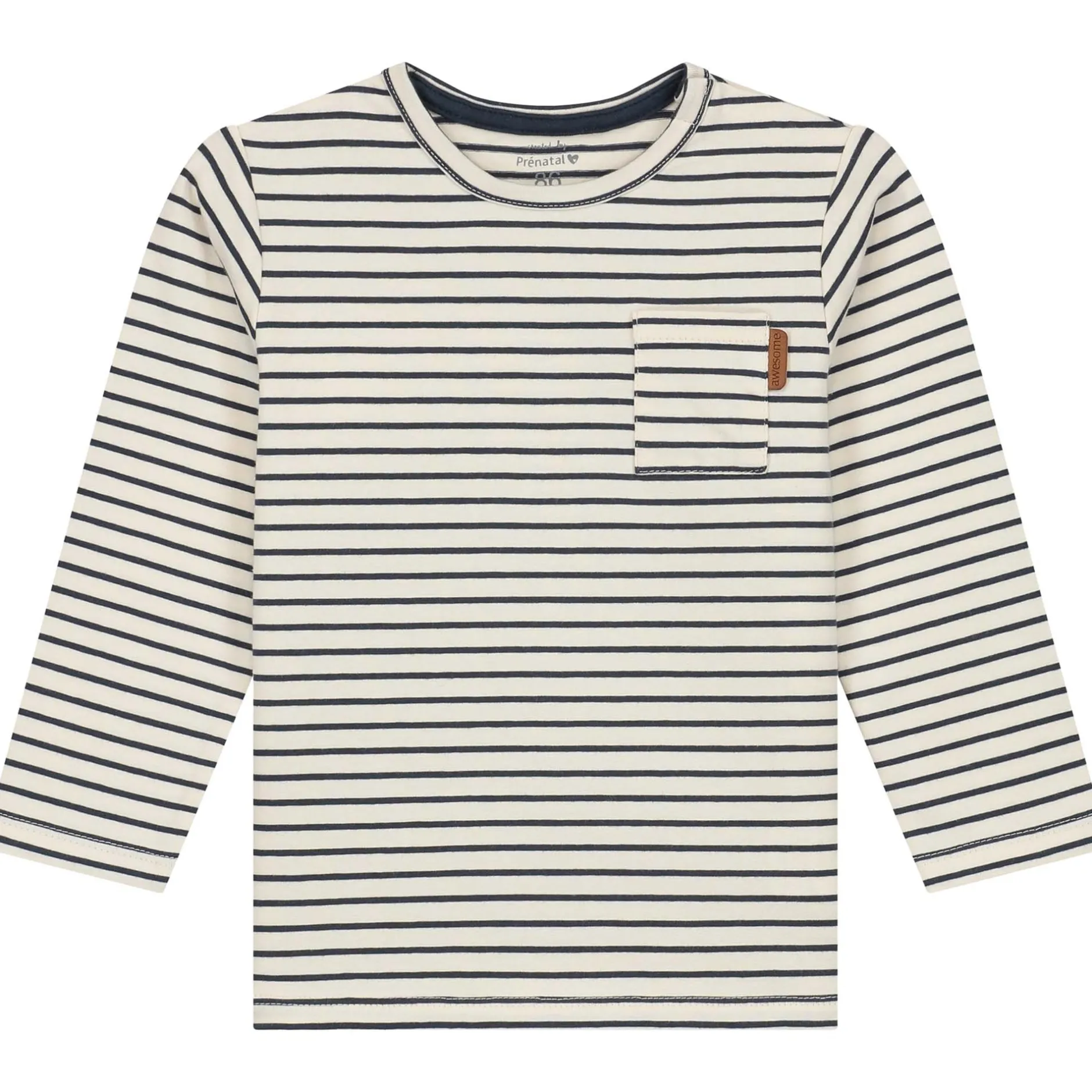 Shirts & Blouses|Shirts & Blouses*Prénatal baby shirt lange mouwen strepen blauw Dark Bluegrey