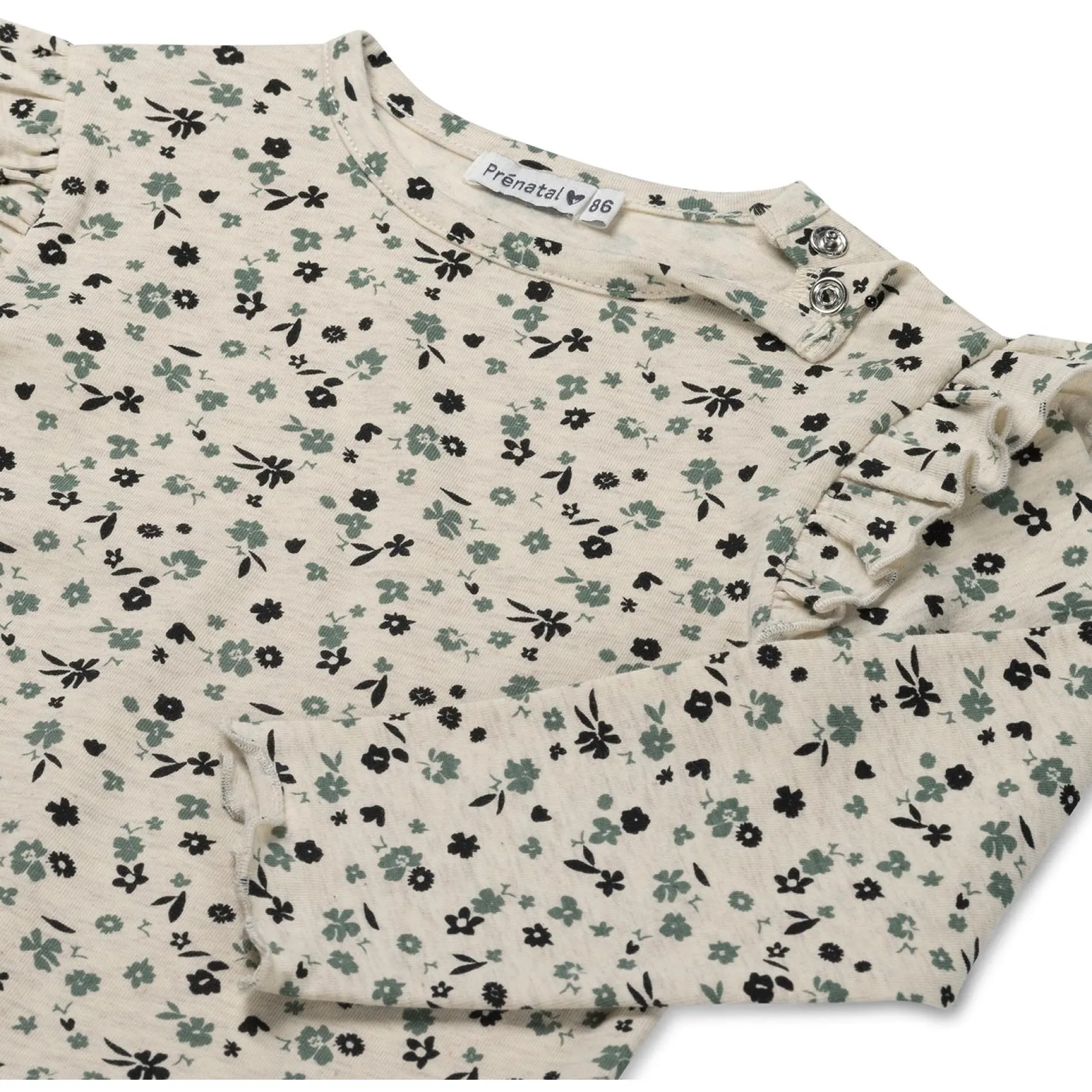 Shirts & Blouses|Shirts & Blouses*Prénatal baby shirt lange mouwen all over print multi Light Brown Melange