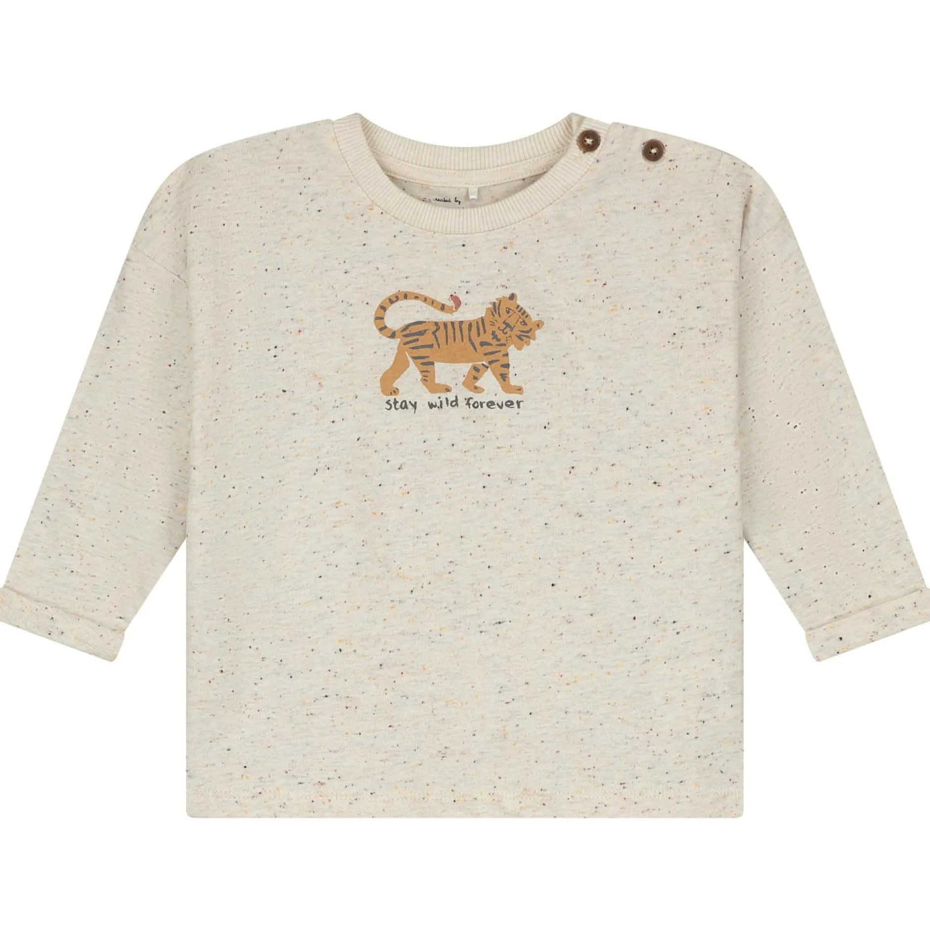 Shirts & Blouses|Shirts & Blouses*Prénatal baby shirt lange mouwen printopdruk multi Soft Ecru