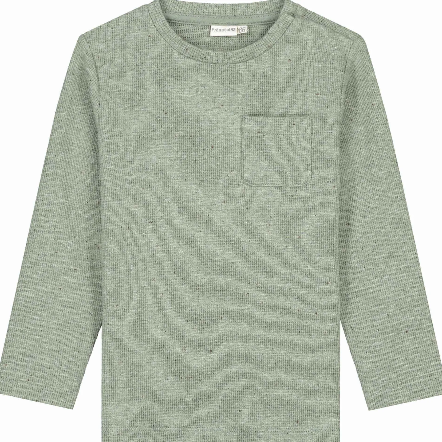 Shirts & Blouses|Shirts & Blouses*Prénatal baby shirt lange mouwen effen groen Light Khaki Green