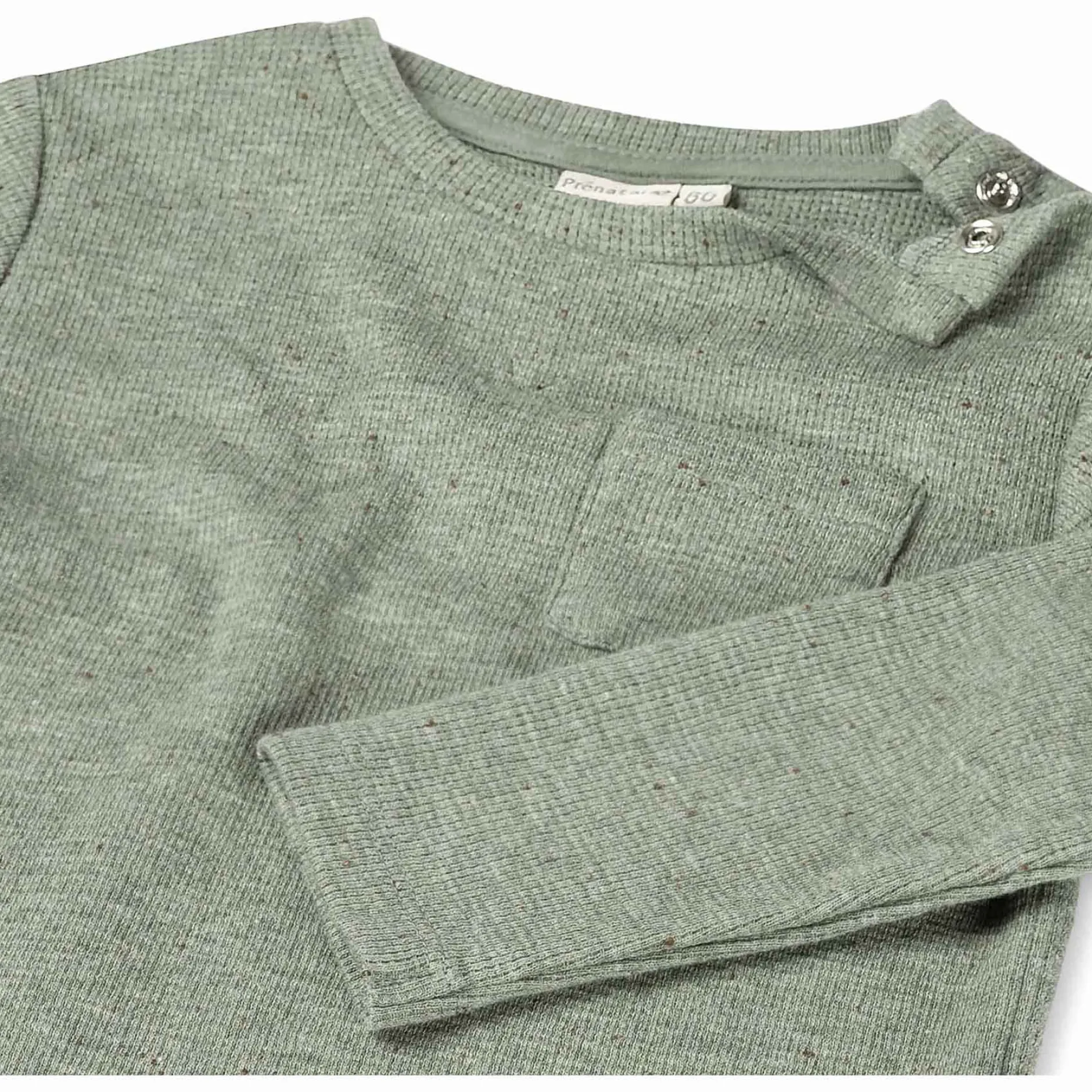 Shirts & Blouses|Shirts & Blouses*Prénatal baby shirt lange mouwen effen groen Light Khaki Green