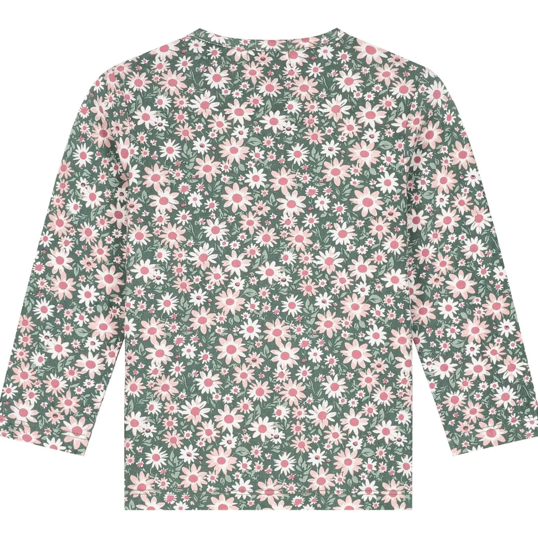 Shirts & Blouses|Shirts & Blouses*Prénatal baby shirt lange mouwen bloemen multi Dark Mint Green