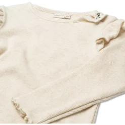 Shirts & Blouses|Shirts & Blouses*Prénatal baby shirt lange mouwen effen beige Light Brown Melange