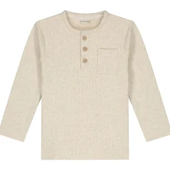 Shirts & Blouses|Shirts & Blouses*Prénatal baby shirt lange mouwen effen bruin Soft Brown Melange