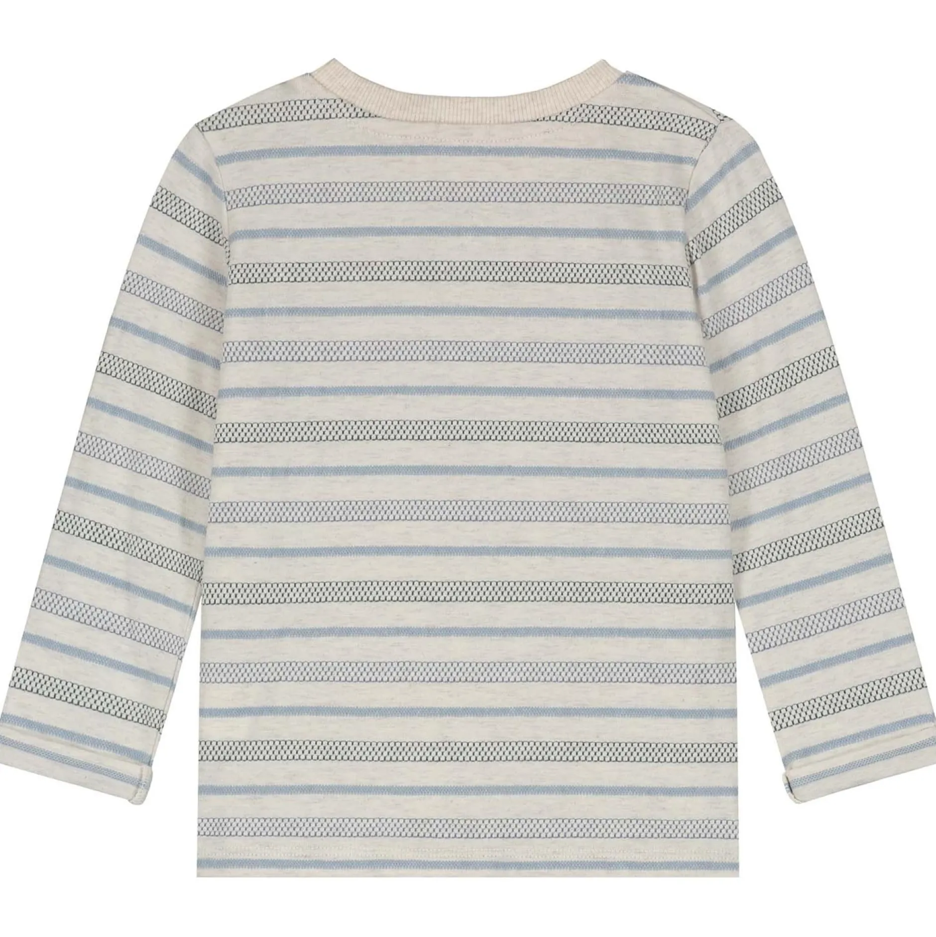 Shirts & Blouses|Shirts & Blouses*Prénatal baby shirt lange mouwen strepen grijs Soft Brown Melange