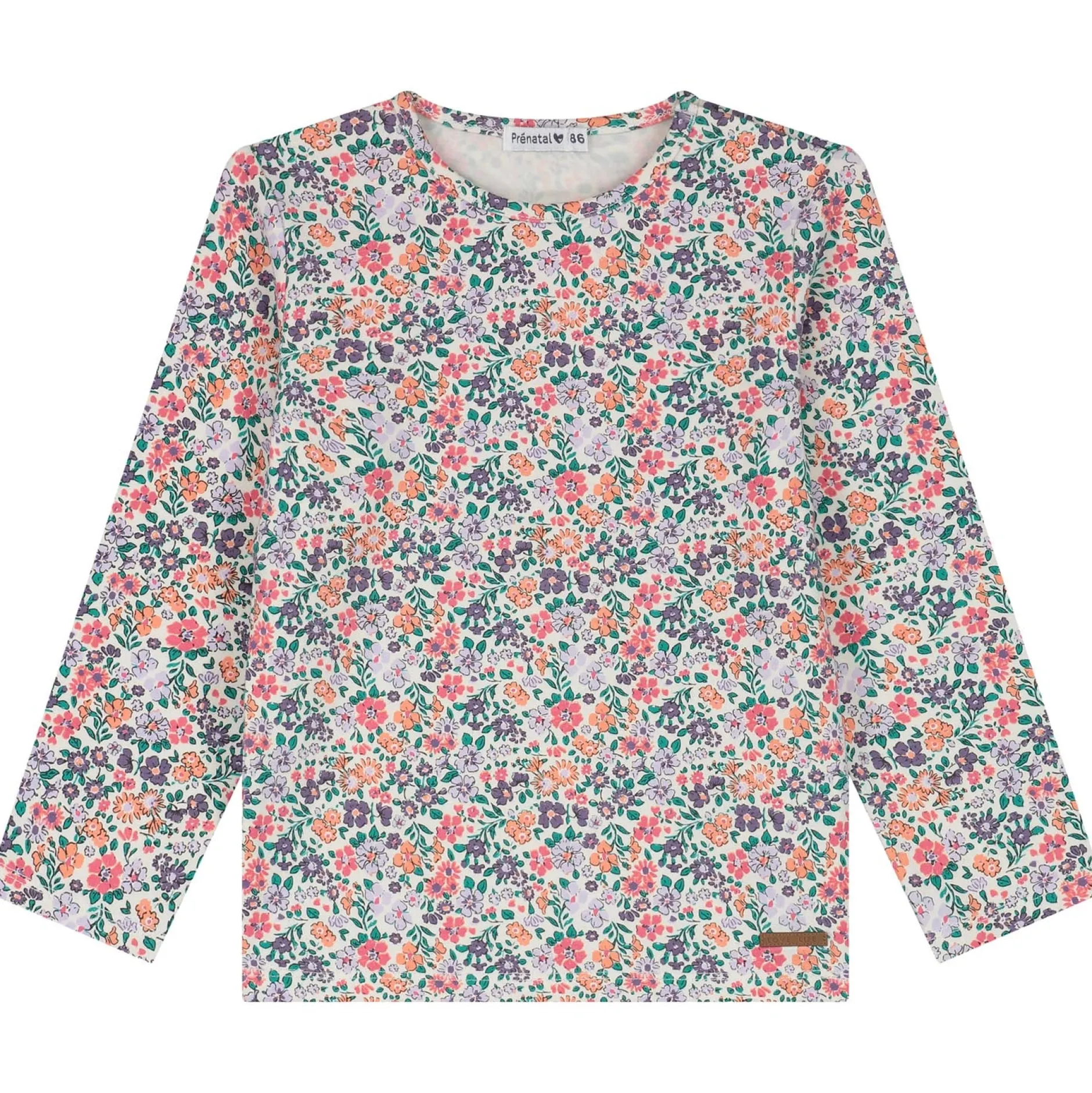 Shirts & Blouses|Shirts & Blouses*Prénatal baby shirt lange mouwen bloemen multi Dark Off-White