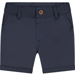 Broeken & Tuinbroeken|Broeken*Prénatal baby short  effen blauw Dark Bluegrey