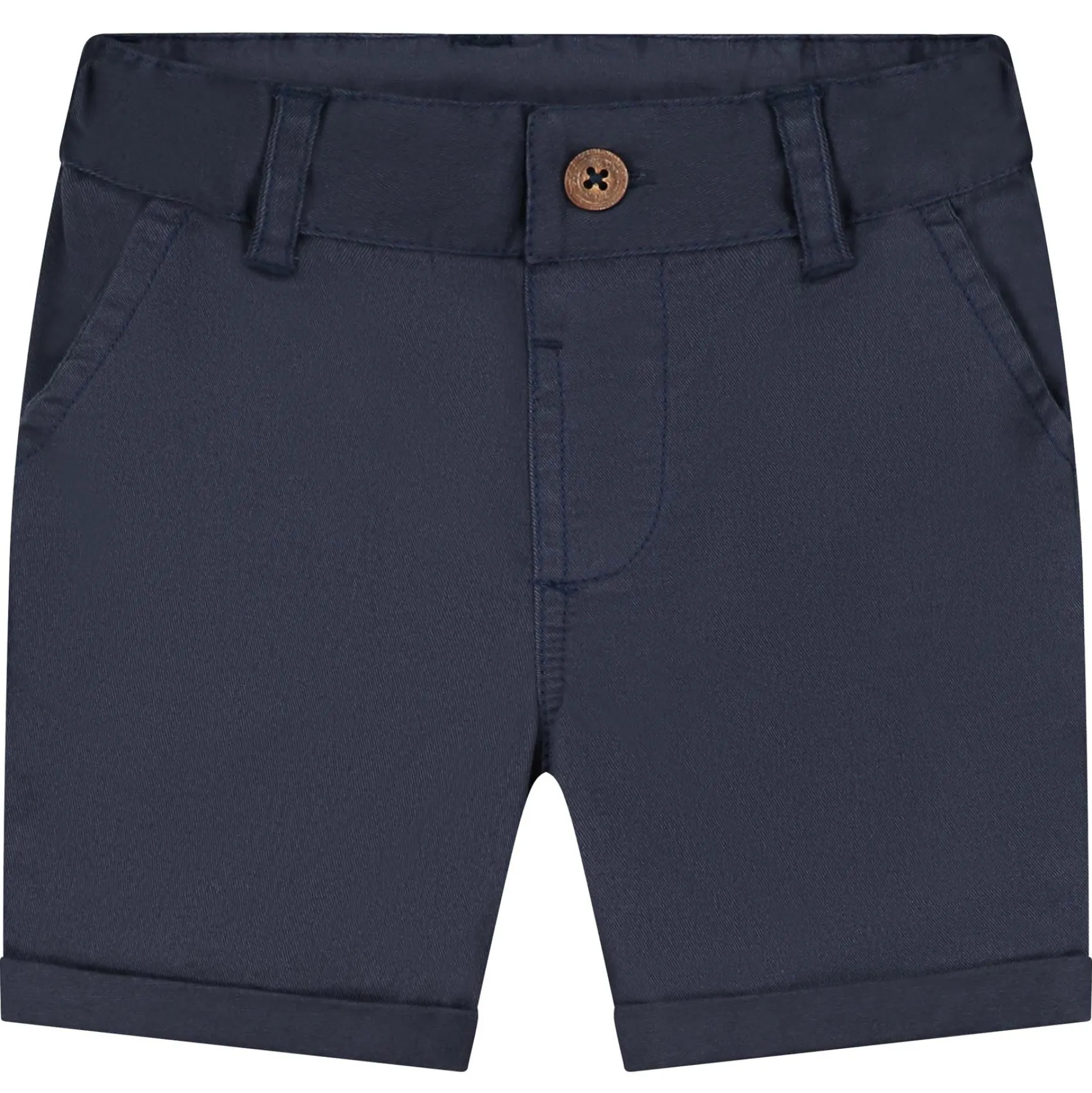 Broeken & Tuinbroeken|Broeken*Prénatal baby short effen blauw Dark Bluegrey