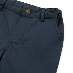 Broeken & Tuinbroeken|Broeken*Prénatal baby short effen blauw Dark Bluegrey