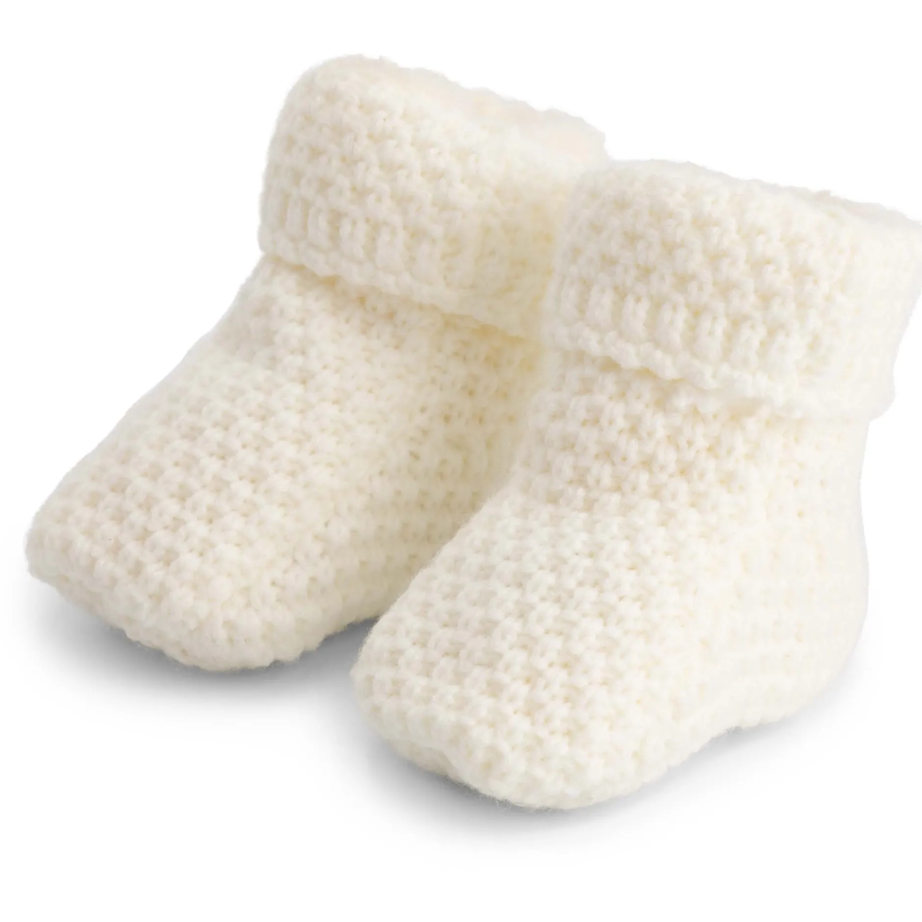Schoenen & Slofjes|Slofjes & Schoenen*Prénatal baby sloffen brei wit Off-White