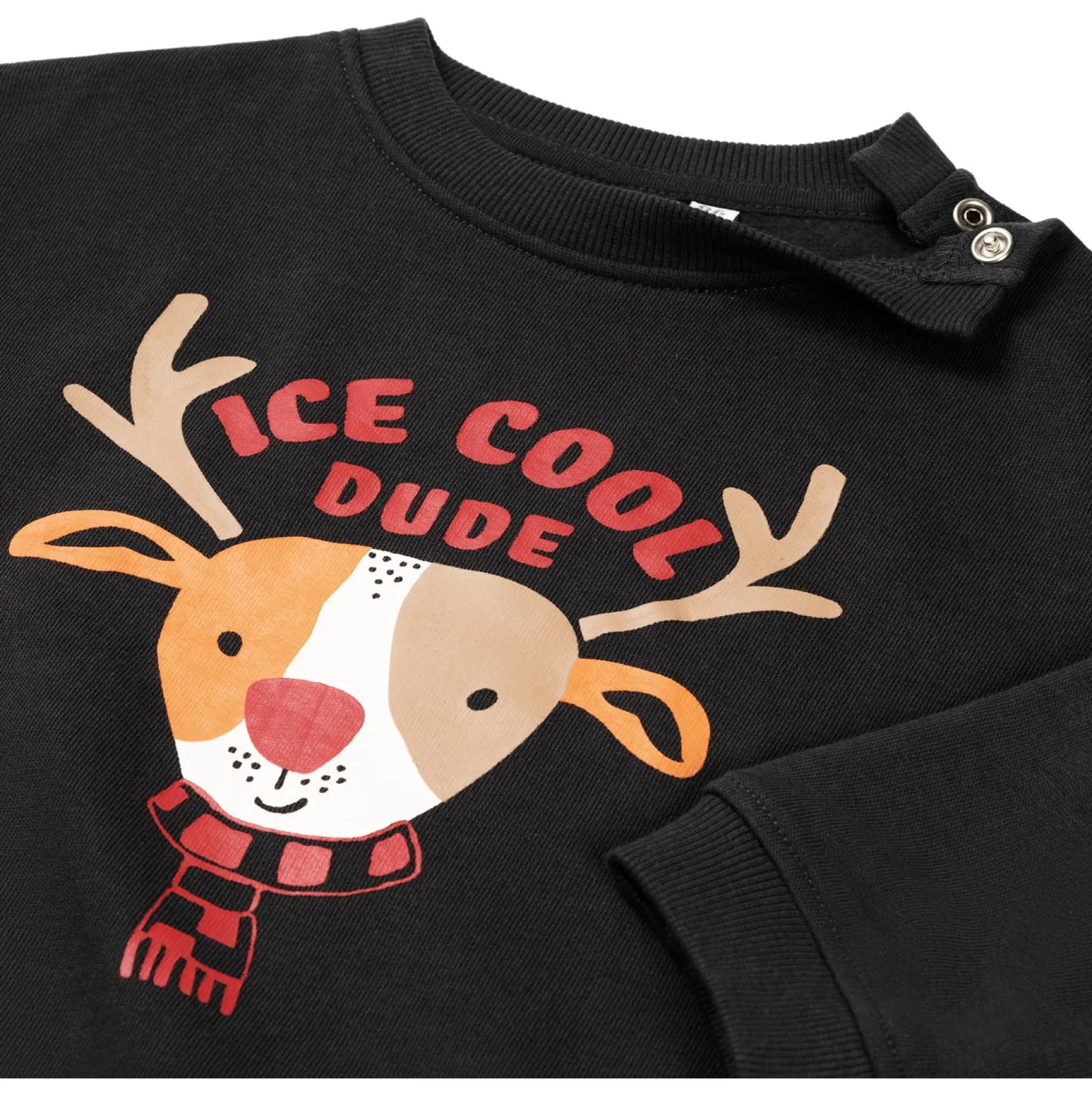 Truien & Vesten|Truien & Sweaters*Prénatal baby sweater lange mouwen printopdruk grijs Grey