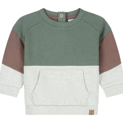 Truien & Vesten|Truien & Sweaters*Prénatal baby sweater lange mouwen meerkleurig multi Leaf Gree