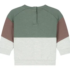 Truien & Vesten|Truien & Sweaters*Prénatal baby sweater lange mouwen meerkleurig multi Leaf Gree