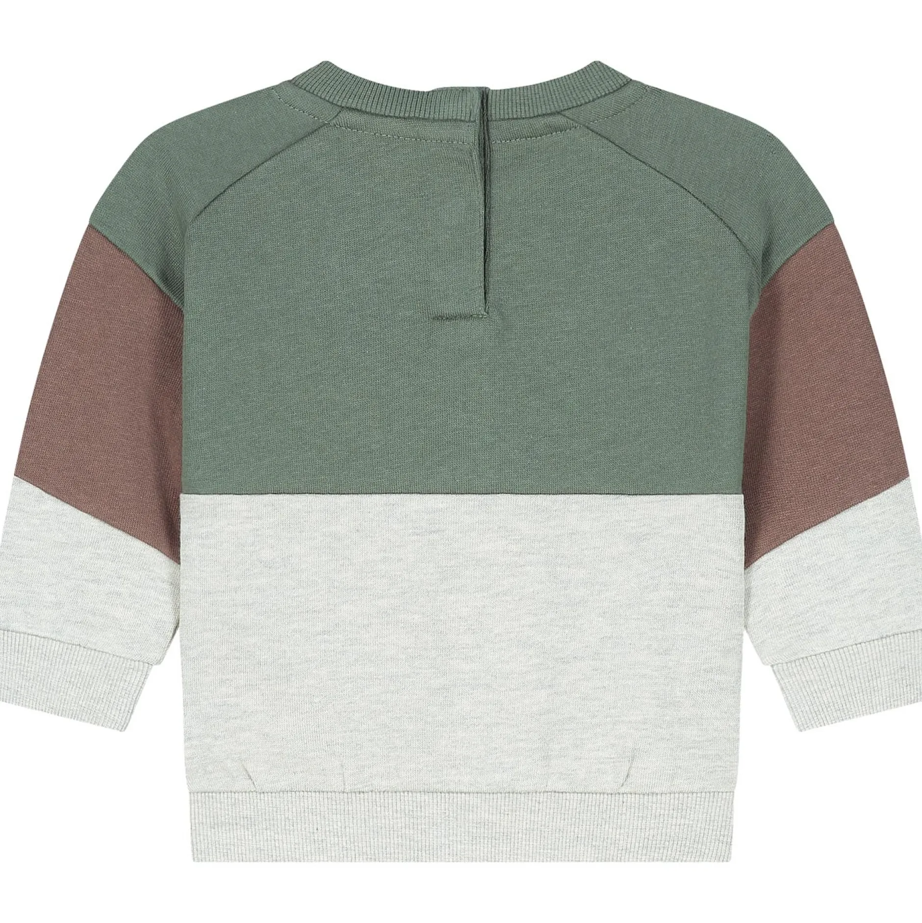 Truien & Vesten|Truien & Sweaters*Prénatal baby sweater lange mouwen meerkleurig multi Leaf Gree