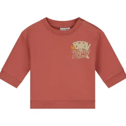 Truien & Vesten|Truien & Sweaters*Prénatal baby sweater lange mouwen printopdruk rood Brown Red