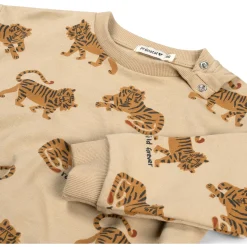 Truien & Vesten|Truien & Sweaters*Prénatal baby sweater lange mouwen all over print blauw Soft Bisquit