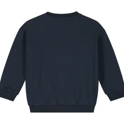 Truien & Vesten|Truien & Sweaters*Prénatal baby sweater lange mouwen effen blauw Dark Bluegrey