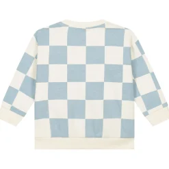 Truien & Vesten|Truien & Sweaters*Prénatal baby sweater lange mouwen ruit blauw Light Blue