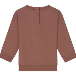 Truien & Vesten|Truien & Sweaters*Prénatal baby sweater lange mouwen tekst bruin Chocolatbrown